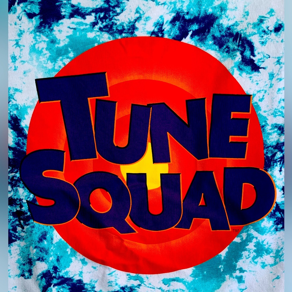 Space Jam “TUNE SQUAD” A New Legacy (Medium) Teal, Navy, Purple & White Tank Top